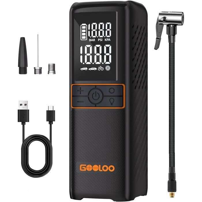 Pompe à Air Portable AGPTEK 150PSI - 7500mAh Sans Fil - Gonfleur Pneus Voiture, Vélos, Ballons