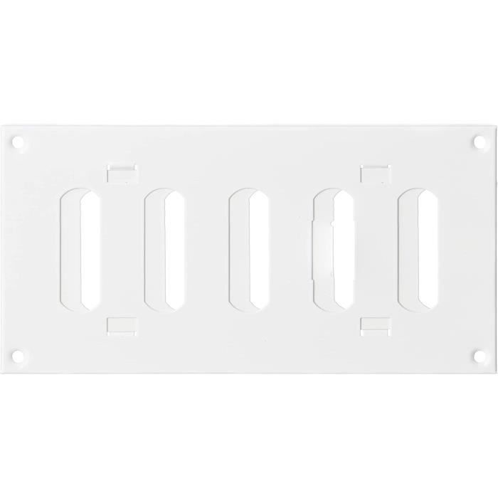 Grilles De Ventilation, 200 Mm De Large, En Alliage D'aluminium Respirant, Rectangulaire, Pour Armoire, Placard, Refroidissement Et Ventilation