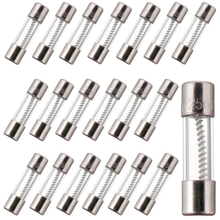 Fusibile Rapido In Vetro Mercury – 5x20 Mm, 12.5A, 250V, Lotto Da 10 Pezzi, Conforme IEC 127