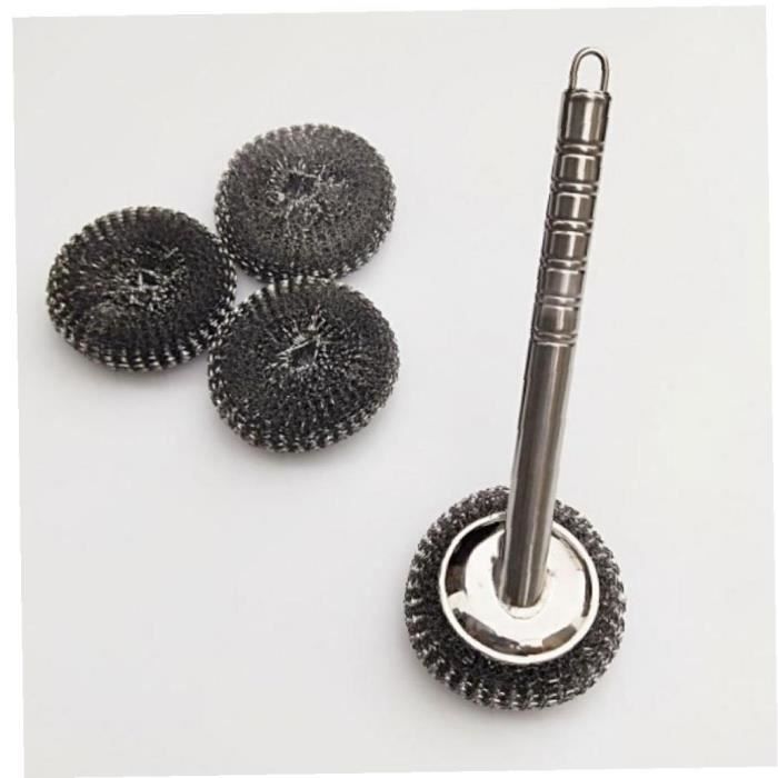 2 Brosses à Barbecue Triangulaires En Acier Inoxydable - Avec Brosse à Huile - Pour Nettoyer Grilles Rapidement