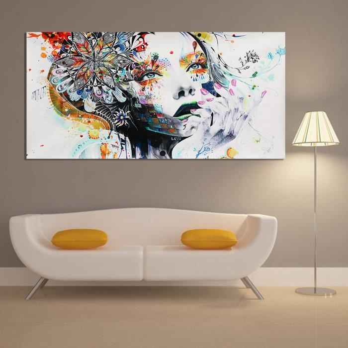 Peinture à l'huile numérique faite à la main 40 x 50 cm avec cadre intérieur