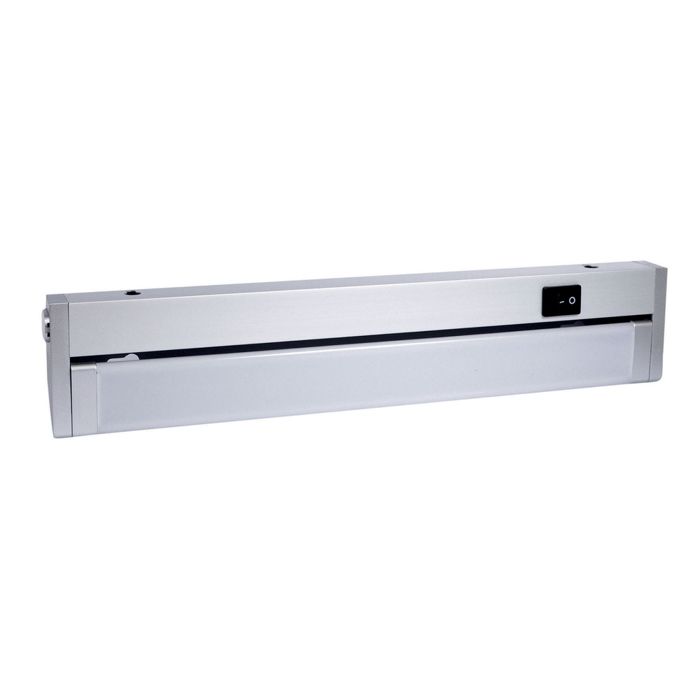 Réglette LED orientable Argent 6W 490 lumens 3000K interrupteur on/off garantie 5 ans - Tibelec