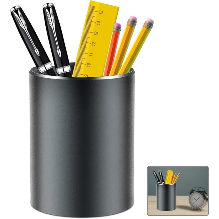 Organisateur De Bureau Bois Wooden World - 4 Mugs En Bois Pour Stylos (diam.10cm) Mug Bureau
