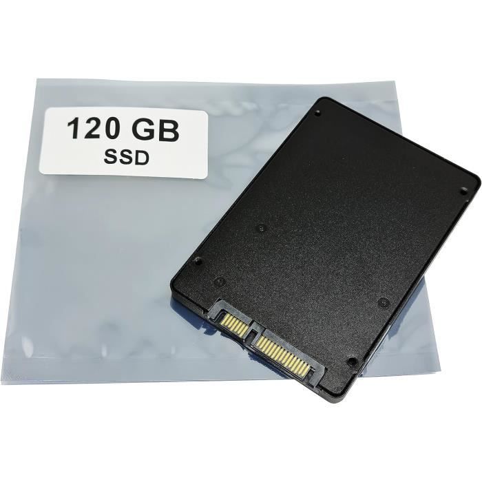 Disque Dur Externe SSD 120 Go - Vitesse 520 Mo/s, USB 3.0, Compatible PC, Mac, Consoles De Jeux Et TV, Boîtier Et Câble Inclus