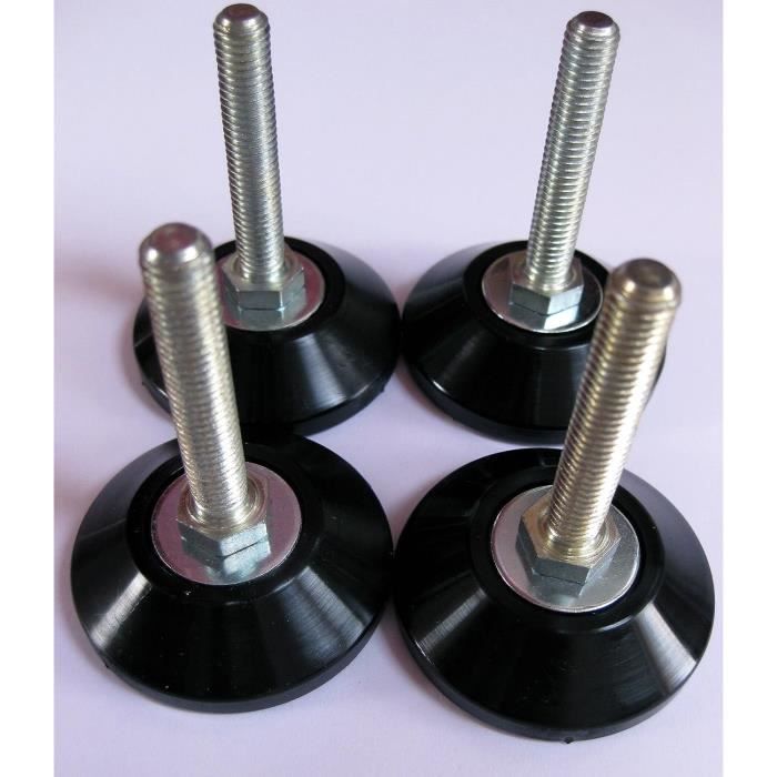 Lot De 4 Pieds De Nivellement Réglables M8 X 45 Mm[H7302] - Cdiscount ...