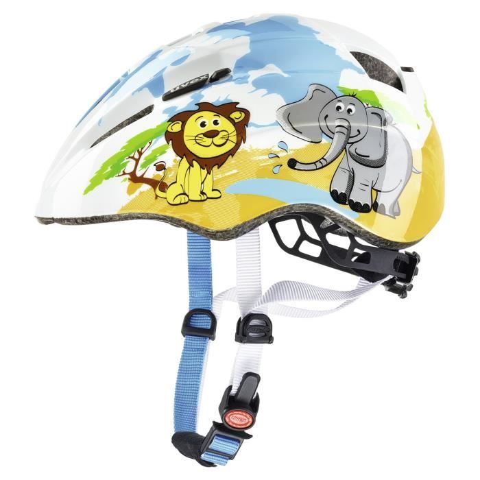 Casque enfant UVEX kid 2 - Technologie In-Mold - Système de sangle FAS - Poids 185g