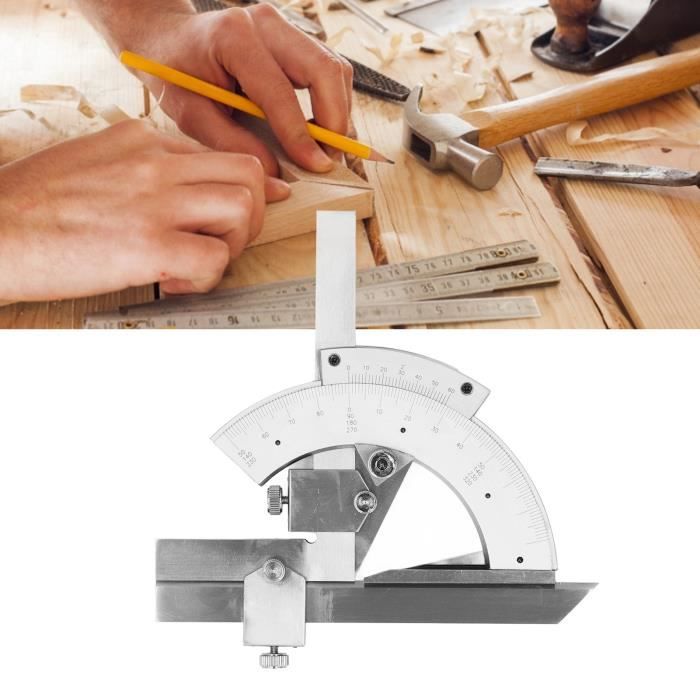 SUC-CEN Rapporteur de biseau à vernier Vernier Bevel Protractor 0-320 ...