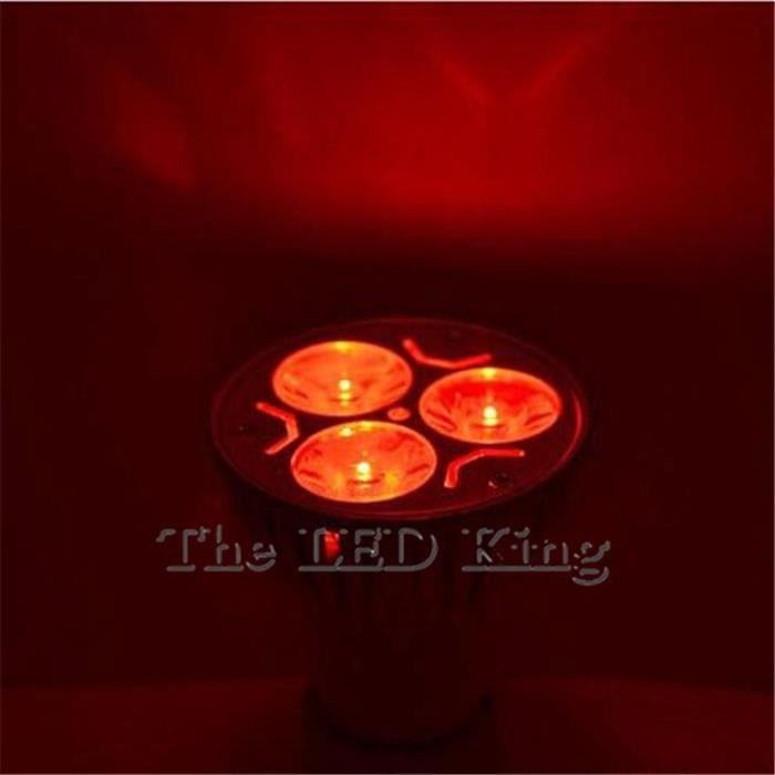 AMPOULE LED,Red 1Pcs15W GU10 220VPas deProjecteur led MR16 9W 12W