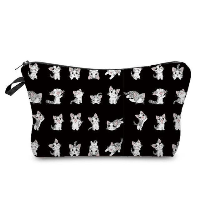 HiTotes Trousse De Maquillage De Voyage - Sac De Toilette De Voyage Pour Femme - Trousse De Maquillage De Voyage - Sac Cosmétique - Étui De Maquillage Avec Séparateur Amovible, C-noir, 20