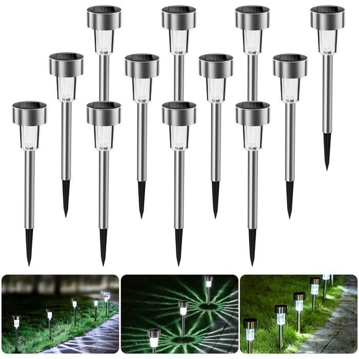 2 Lampes Solaires De Jardin | Éclairage Extérieur Décoratif | Énergie Solaire - IP44 - 8