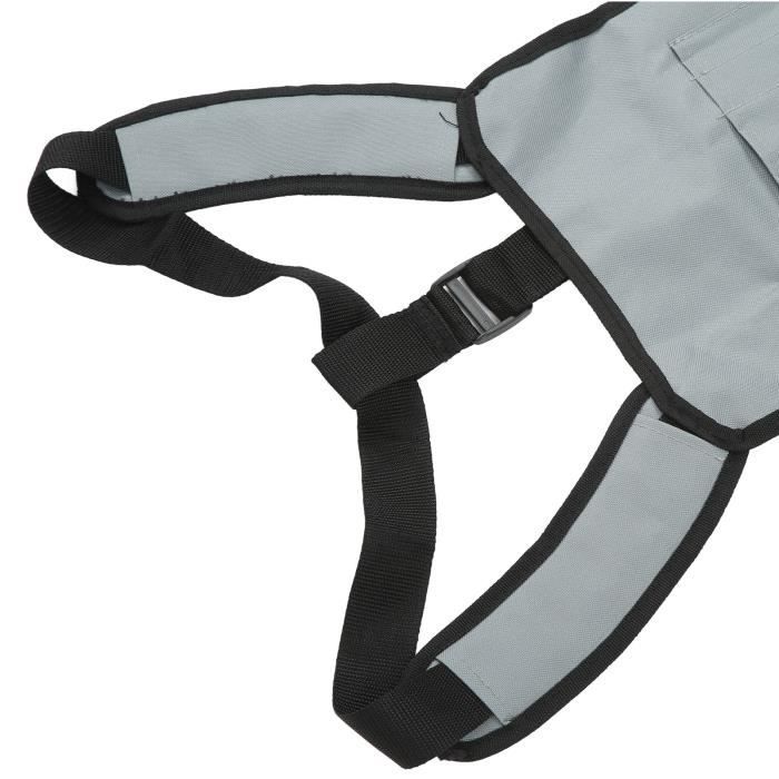 Tablier De Jardin Multifonctionnel Jeffergarden - Tissu Oxford Résistant Avec Multiples Poches Et Sangle Croisée