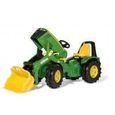 Tracteur à pédales Rolly Toys X-Trac Premium John Deere 8400R - Vert - Pour enfants de 3 à 10 ans-1