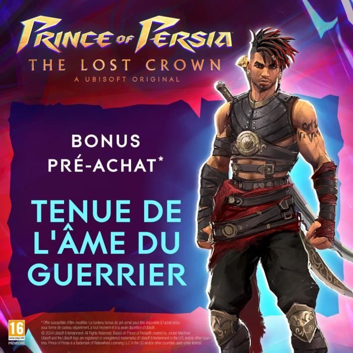 Jeu PS5 : Prince Of Persia The Lost Crown - Neuf Sous Blister - Action-Aventure - PEGI 16