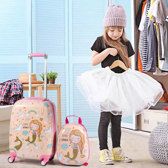 Valise Cabine Enfant Sirène - Madisson - Format Cabine - Neuf