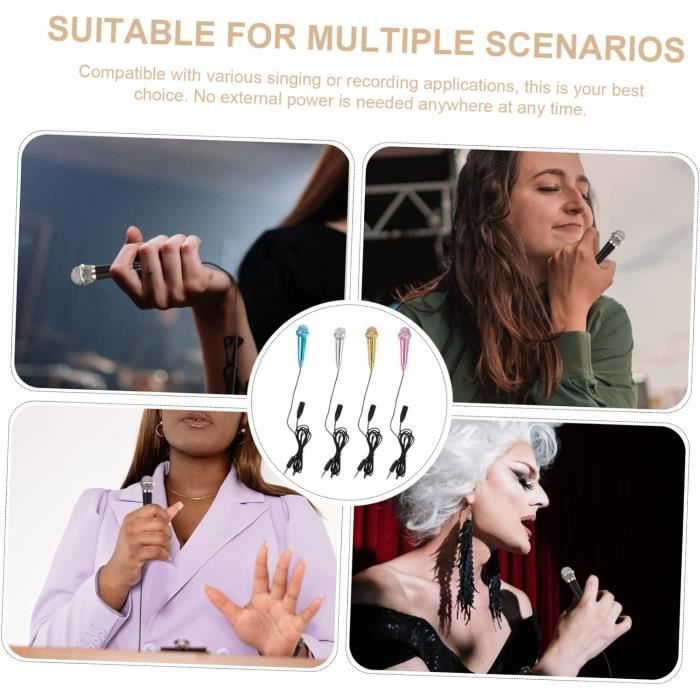 Petit Micro 20 Pièces Mini Microphone Petit Micro Microphone Pour Haut-Parleur ...