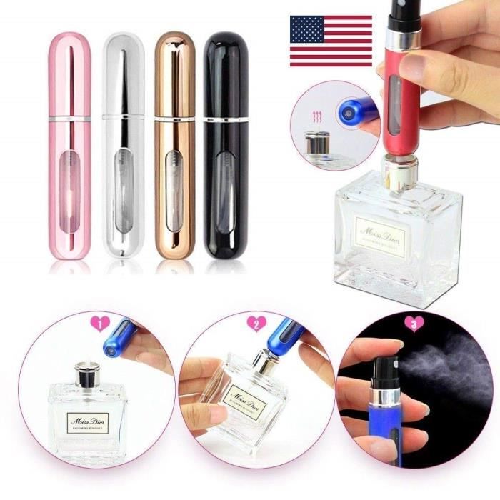 Mini flacon vaporisateur de parfum rechargeable – Oneaday