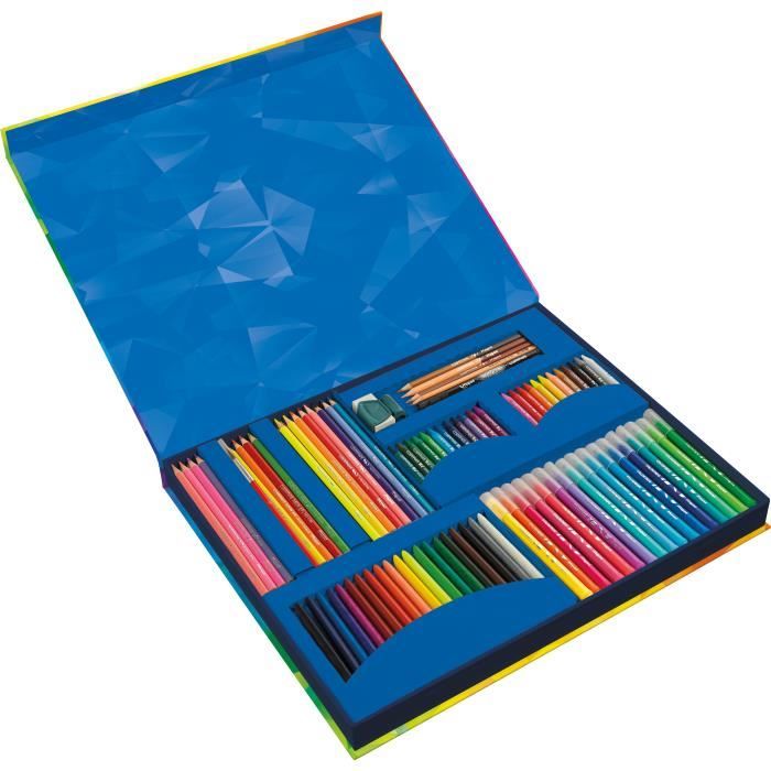 Kit de coloriage crayons de couleur Infinity + coloriages 3D