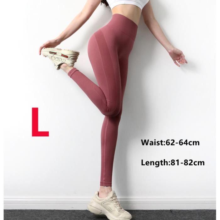 Pantalon de Sudation Femme Legging,Slim Fit Pantalon de Yoga,Taille Haute  Pants Butt Lifter,Legging Compression Anti-Cellulite,L rose - Cdiscount  Sport