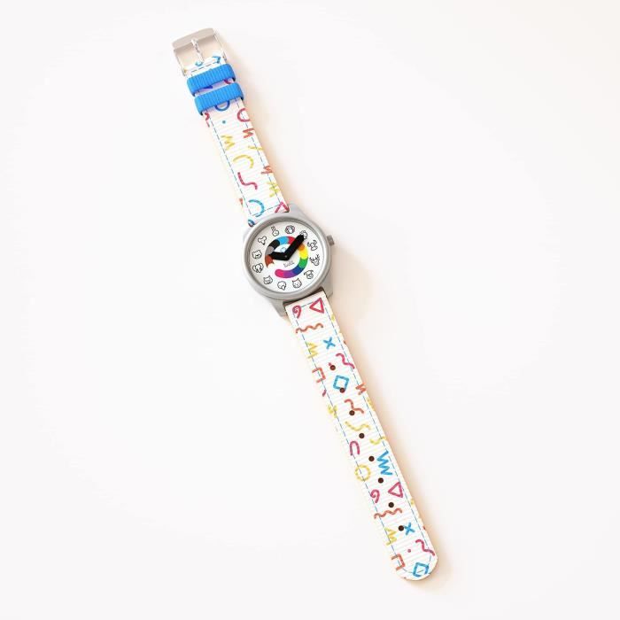 Twistiti Montre Pédagogique Enfant Animaux - Apprentissage Temps Dès 3 Ans, Etanche 50M, Bracelets Interchangeables