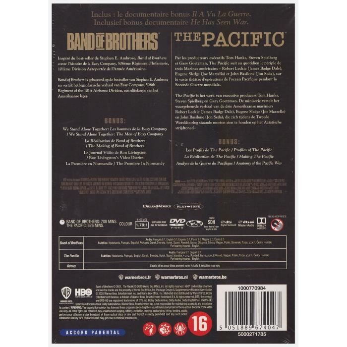 Band of Brothers + The Pacific Coffret Integrale [DVD] Cdiscount DVD
