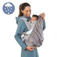 Porte-bébé ergonomique toutes saisons - INFANTINO - Mixte - Gris - 4 positions de portage-2