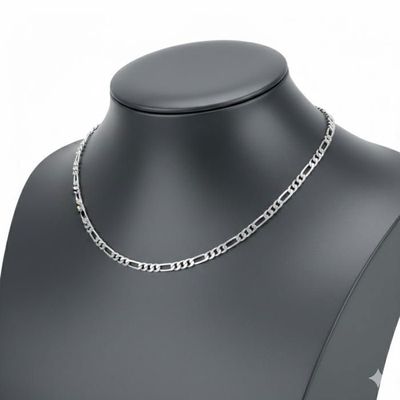 Apprêt extension chaînette forçat 10CM Argent Massif 925/000 Collier Bracelet