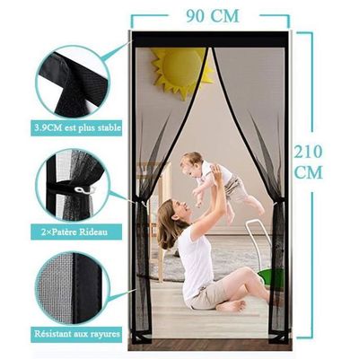 CGUOZI Moustiquaire Porte Magnétique 90 X 235 Cm Moustiquaire