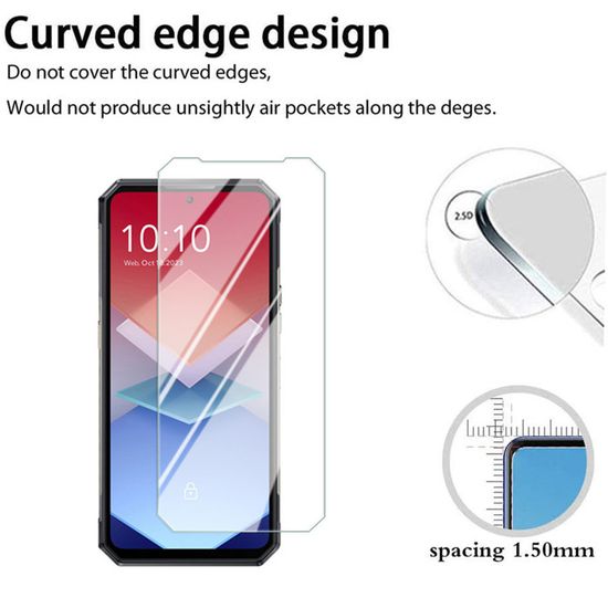 MEMELOKA Coque Pour OUKITEL C62 Pro/OUKITEL C62 + 2 Pièces