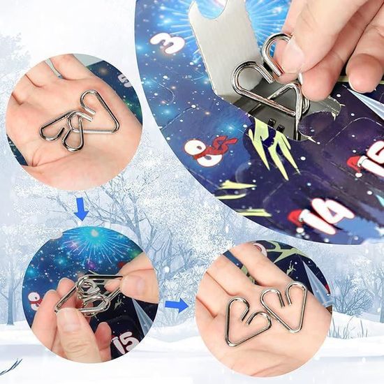 Calendrier De L'Avent Casse-tête 2025 - 24 Puzzles En Métal, Bois, Plastique - Pour Enfants Et Ados