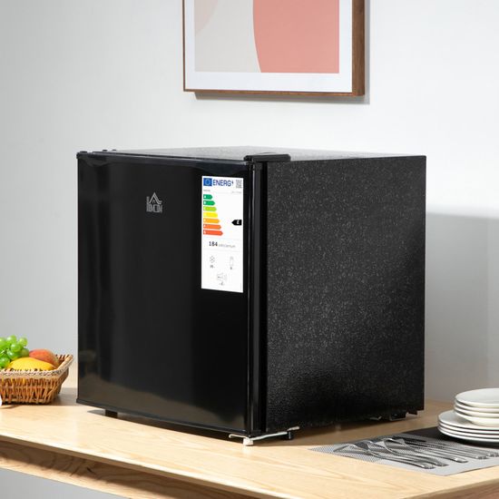 Meuble TV Design Contemporain 120cm - 2 Portes + Étagère - Noir Chromé - Support TV Jusqu'à 55"