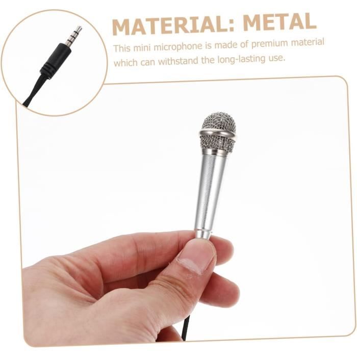 Petit Micro 20 Pièces Mini Microphone Petit Micro Microphone Pour Haut-Parleur ...