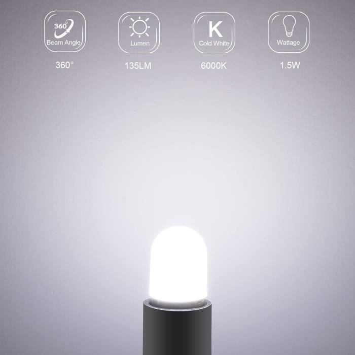Ampoule 15W Lampe Réfrigérateur Frigo E14 - Cdiscount Maison