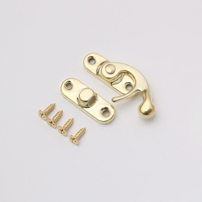Lot 60 Crochets Anneaux De Traction Métal 19 Mm – Bronze Antique / Or / Argent – Attaches Meubles Albums Bijoux