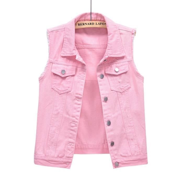 Veste sans manche hotsell en jean femme