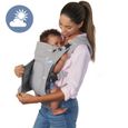 Porte-bébé ergonomique toutes saisons - INFANTINO - Mixte - Gris - 4 positions de portage-3