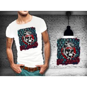 T-shirt Skullhead - Tshirt Tête de Mort Transpercée