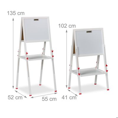 Bureau enfant SUZA réglable en hauteur 80 x 76 x 48 cm bois de pin