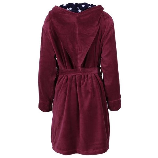 Robe de chambre HARRY POTTER Femme Marron Etoiles bleu marine Marron Cdiscount Pret a Porter