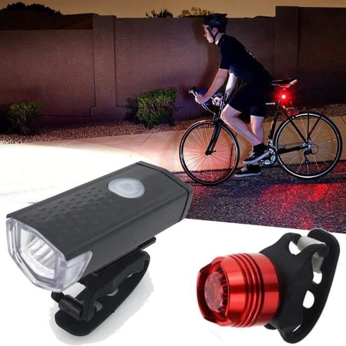 Eclairage Vtt Phare Velo Lumi re Velo Avant Et Arri re tanche Kit