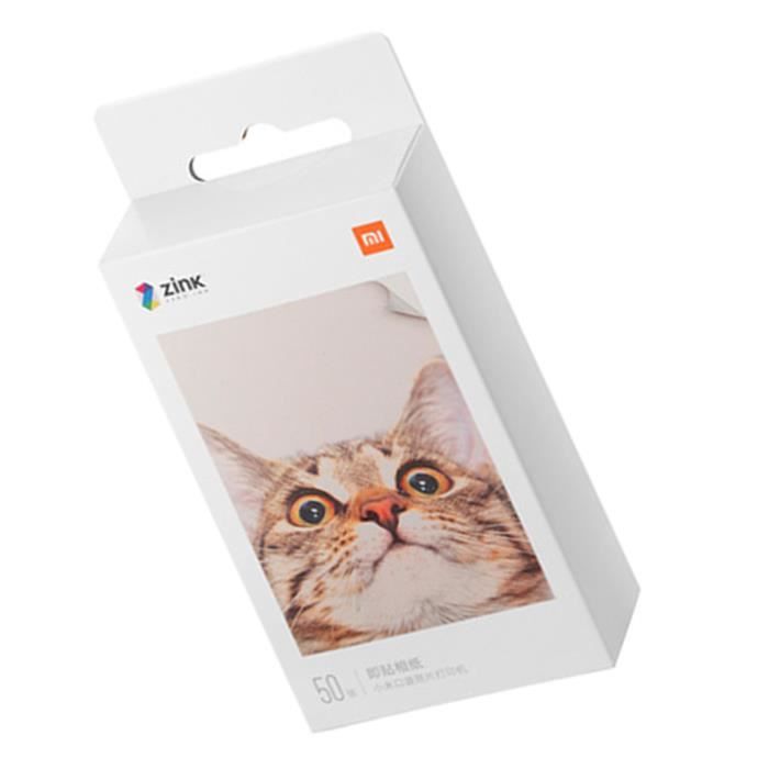 50 Pièces 2 X 3 inch Papier Photo - Feuilles de Papier - Pour Xiaomi Mi AR  Imprimante - Cdiscount Informatique