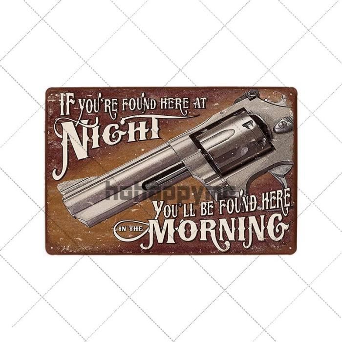 Affiche Murale Vintage en Métal pour Toilettes, Plaque Décorative de