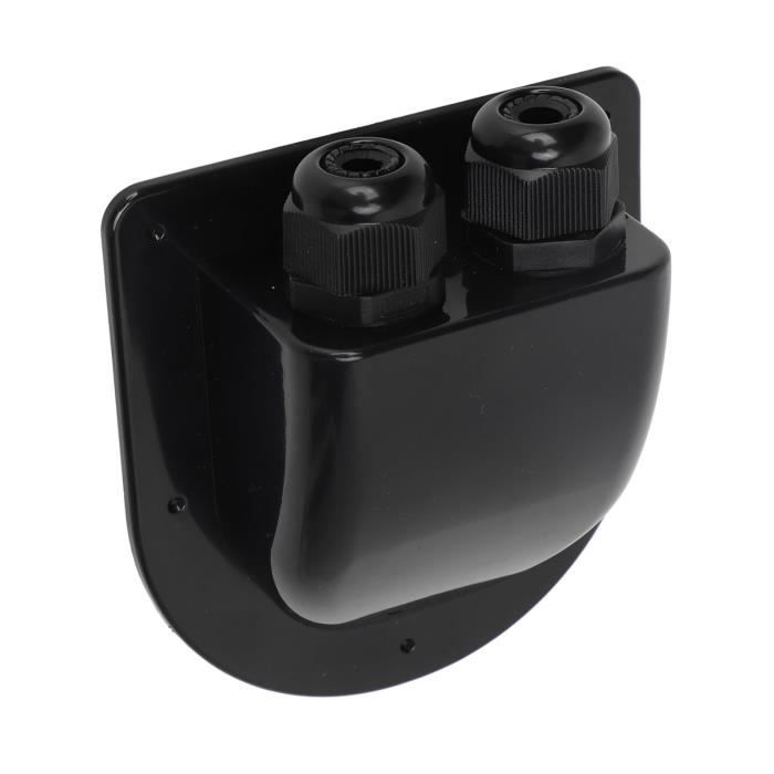 Passe-câble Solaire, Passe-toit Solaire, Passe-toit Pour Camping -car Avec Connecteur De Panneau Solaire, Prise Solaire, IP67 étanche, Boîtier Double Entrée De Câble En ABS, Pour Camping-car Et Bateau