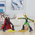 MARVEL AVENGERS - Bend and Flex - Figurines flexibles Thor Vs. Loki de 15 cm - pour enfants à partir de 4 ans-5