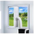 Joint de fenêtre de 400 cm pour climatiseur mobile et sèche-linge à évacuation, climatisation, joint de fenêtre sans perçage pour