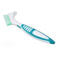 Brosse de Prothèses Dentaires Élimination des Bactéries de Plaque Prévenir Tartre Dentaire Brosse à Dents de hygiene appareil-0