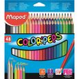 MAPED Boîte Carton de 48 Crayons de Couleur Color'peps-0