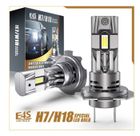 UNBRANDED 2 Ampoules H7 H18 LED 12V 50W 6500K 15000Lm Blanc Compatible Canbus pour Phares Avant Feux de Jour DRL Voiture Moto Camion