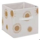 ATMOSPHERA CRÉATEUR D'INTÉRIEUR Set de 2 bacs rangements enfant "Soleil" - carton - jaune ocre - Multicolore - Atmosphera createur d'interieur