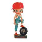 Figurine - BETTY BOOP - Garagiste - Résine peinte à la main - 15 cm - Collection N 5