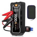 GPFUOEA Booster de Batterie - 12V-3500A-14800mAh Démarreur de Voiture - Clip Relais Intelligent - Lamp LED - 2 USB-A Prise